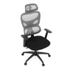 Kancelářská židle, houpací mechanismus, šedá, KA-K2080 GREY