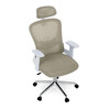 Kancelářská židle, houpací mechanismus, béžová síťovina, KA-K2031 BGE
