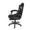 Herní křeslo, synchronní mechanismus, černá látka, KA-R209 GREY