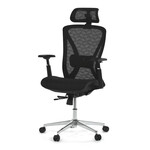 Kancelářská židle, synchronní mechanismus, černá síťovina, KA-S258 BK
