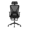 Kancelářská židle, synchronní mechanismus, černá síťovina, KA-S257 BK
