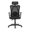 Kancelářská židle, synchronní mechanismus, černá síťovina, KA-R215 BK