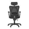 Kancelářská židle, synchronní mechanismus, černá síťovina, KA-R215 BK
