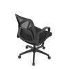 Kancelářská židle, houpací mechanismus, černá síťovina, KA-S3015 BK
