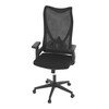 Kancelářská židle, houpací mechanismus, černá síťovina, KA-S248 BK