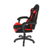 Herní křeslo, synchronní mechanismus, černá látka, KA-R209 RED