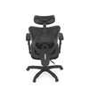 Kancelářská židle, synchronní mechanismus, černá síťovina, KA-R215 BK