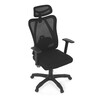 Kancelářská židle, synchronní mechanismus, černá síťovina, KA-R215 BK
