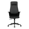 Kancelářské křeslo, synchronní mechanismus, černá ekokůže, KA-T8325 BK