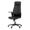 Kancelářské křeslo, synchronní mechanismus, černá ekokůže, KA-T8325 BK