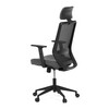 Kancelářská židle, synchronní mechanismus, černá síťovina, KA-V3329 BK
