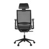 Kancelářská židle, synchronní mechanismus, černá síťovina, KA-V3329 BK