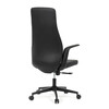 Kancelářské křeslo, synchronní mechanismus, černá ekokůže, KA-T8325 BK