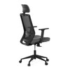 Kancelářská židle, synchronní mechanismus, černá síťovina, KA-V3329 BK