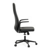 Kancelářské křeslo, synchronní mechanismus, černá ekokůže, KA-T8325 BK