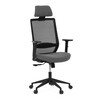 Kancelářská židle, synchronní mechanismus, černá síťovina, KA-V3329 BK