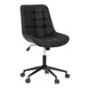 Pracovní židle, výškově nastavitelná, černá látka, KA-V3120 BK3