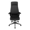 Kancelářské křeslo, synchronní mechanismus, černá ekokůže, KA-T8325 BK
