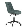 Pracovní židle, výškově nastavitelná, zelená látka, KA-V3120 GRN3