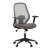 Kancelářská židle, houpací mechanismus, šedá síťovina, KA-V3149 GREY