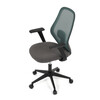 Kancelářská židle, houpací mechanismus, zelená síťovina, KA-V3149 GRN
