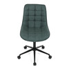 Pracovní židle, výškově nastavitelná, zelená látka, KA-V3120 GRN3