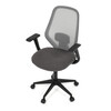 Kancelářská židle, houpací mechanismus, šedá síťovina, KA-V3149 GREY