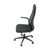 Kancelářské křeslo, synchronní mechanismus, černá ekokůže, KA-T8325 BK
