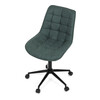Pracovní židle, výškově nastavitelná, zelená látka, KA-V3120 GRN3