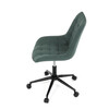 Pracovní židle, výškově nastavitelná, zelená látka, KA-V3120 GRN3