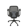 Kancelářská židle, houpací mechanismus, černá síťovina, KA-V3149 BK