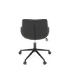 Pracovní židle, výškově nastavitelná, černá látka, KA-V3120 BK3