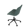 Pracovní židle, výškově nastavitelná, zelená látka, KA-V3120 GRN3
