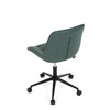 Pracovní židle, výškově nastavitelná, zelená látka, KA-V3120 GRN3