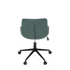 Pracovní židle, výškově nastavitelná, zelená látka, KA-V3120 GRN3