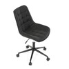 Pracovní židle, výškově nastavitelná, černá látka, KA-V3120 BK3