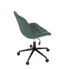 Pracovní židle, výškově nastavitelná, zelená látka, KA-V3120 GRN3
