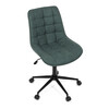 Pracovní židle, výškově nastavitelná, zelená látka, KA-V3120 GRN3