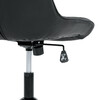 Pracovní židle, výškově nastavitelná, černá látka, KA-V3120 BK3