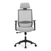 Kancelářská židle, synchronní mechanismus, šedá síťovina, KA-V3329 GREY