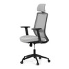 Kancelářská židle, synchronní mechanismus, šedá síťovina, KA-V3329 GREY