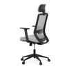 Kancelářská židle, synchronní mechanismus, šedá síťovina, KA-V3329 GREY