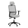 Kancelářská židle, synchronní mechanismus, šedá síťovina, KA-V3329 GREY