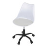 Pracovní židle, výškově nastavitelná, bílá plast, KA-X7055 WT