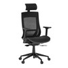 Kancelářská židle, synchronní mechanismus, černá síťovina, KA-W002 BK