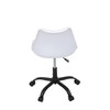 Pracovní židle, výškově nastavitelná, bílá plast, KA-X7055 WT