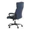 Kancelářské křeslo, houpací mechanismus, modrá ekokůže, KA-Y346 BLUE