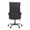 Kancelářské křeslo, houpací mechanismus, černá ekokůže, KA-Y346 BK