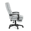 Kancelářské křeslo, synchronní mechanismus, stříbrná látka, KA-Y350 SIL