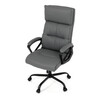 Kancelářské křeslo, houpací mechanismus, šedá ekokůže, KA-Y346 GREY